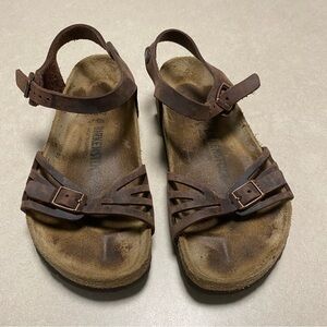 Birkenstock Sandals Women’s Size 6 Brown Bali Habana Oiled Leather Sandals